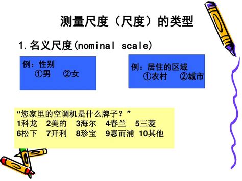 測量尺度有哪些